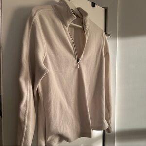 Roots 73 Cream Quarter-Zip Jacket